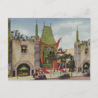 Carte postale Grauman's Theatre Mariage Escort Car