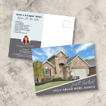 Carte Postale Gray Blue Real Estate Marketing<br><div class="desc">Augmentez votre notoriété de marque et créez de nouvelles pistes avec cette carte postale de marketing immobilier JUST LISTED. Les avantages de les expédier à votre exploitation agricole sont triplés. 1. Vous pourriez trouver votre acheteur potentiel. 2. D'autres agents seront avisés de votre annonce afin qu'ils puissent la montrer à...</div>