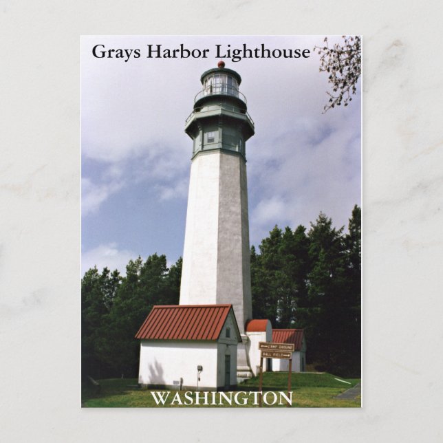 Carte Postale Grays Harbour Lighthouse, Washington Postcard (Devant)