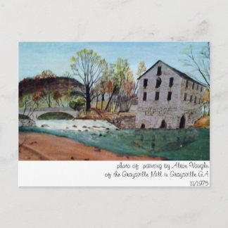Carte Postale Graysville Mill - La peinture de grand-père