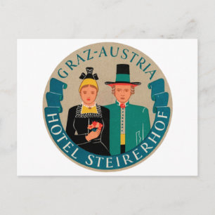 Carte Postale Graz Austria Hotel Steirerhof