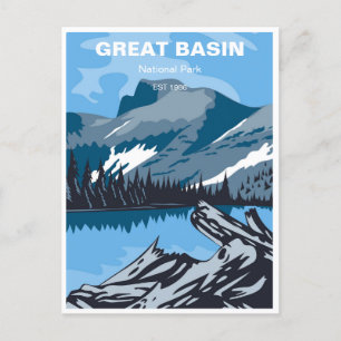 Carte Postale Great Basin Desert voyage vintada