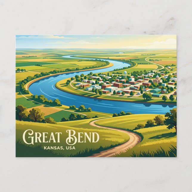 Carte Postale Great Bend, Kansas Kansas (Devant)
