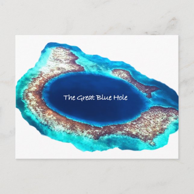 Carte postale Great Blue Hole (Devant)