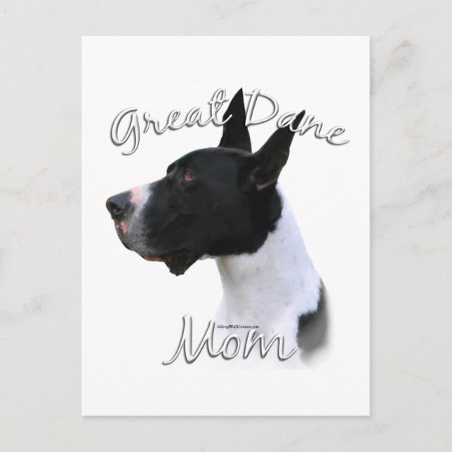 Carte Postale Great Dane (manteau) Maman 2 (Devant)
