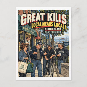Carte Postale Great Kills signifie local