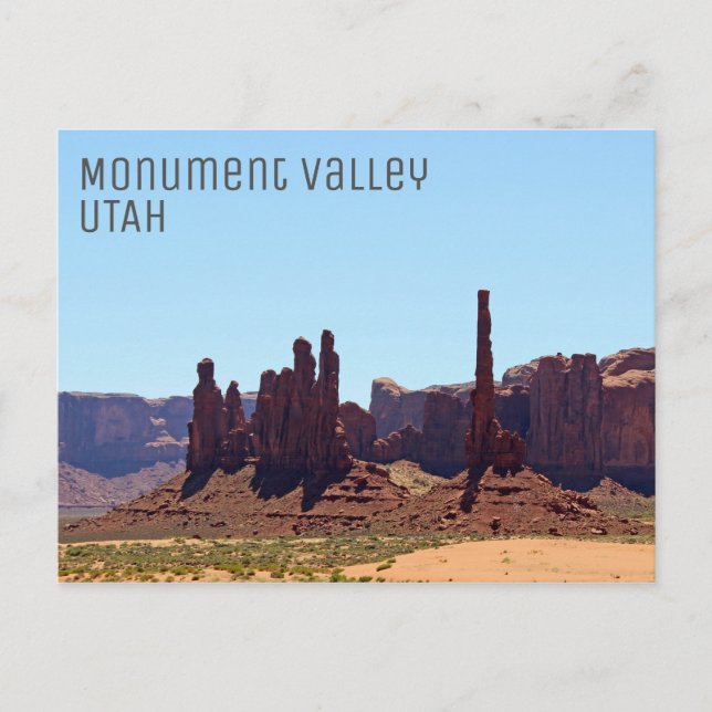 Carte postale Great Monument Valley ! (Devant)