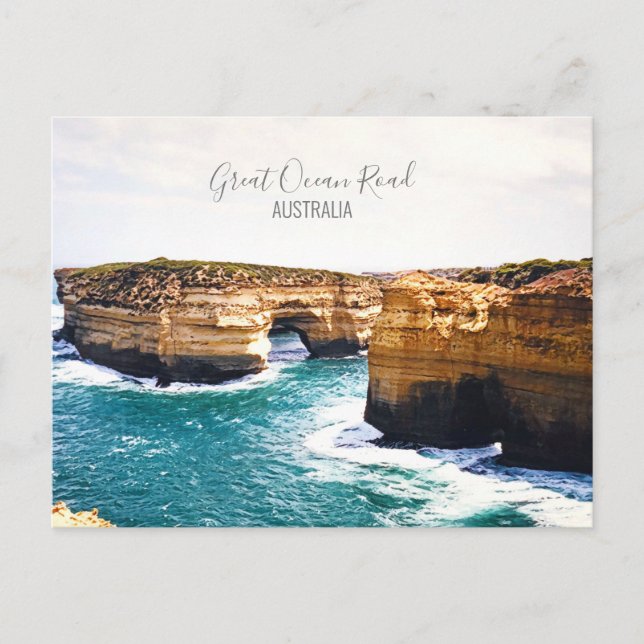 Carte Postale Great Ocean Road Victoria Australie (Devant)