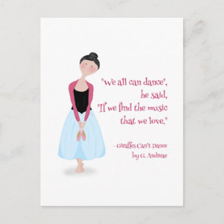 Carte Postale Great Quotations_Dance