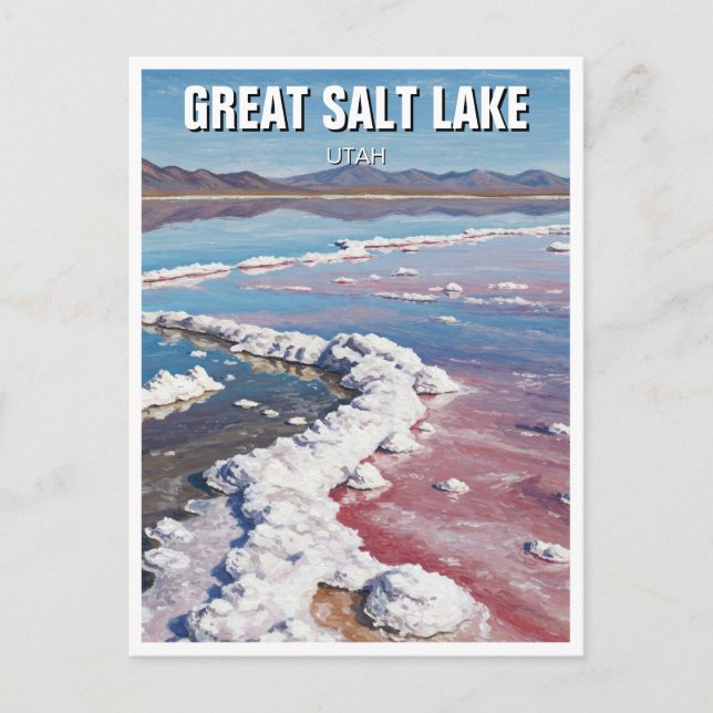 Carte Postale Great Salt Lake Utah (Devant)