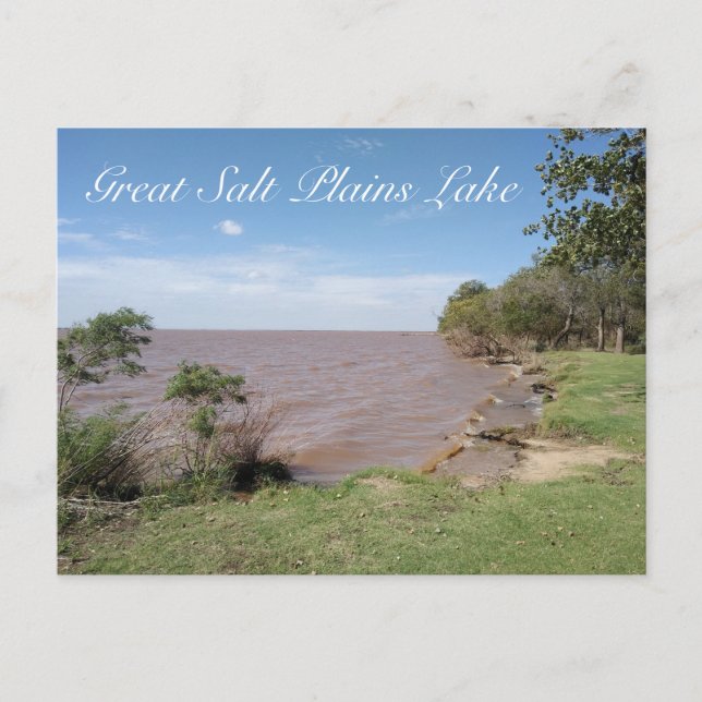 Carte Postale Great Salt Plains Lake, Oklahoma (Devant)