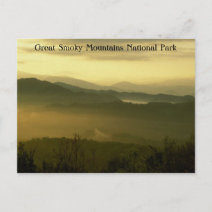 Carte Postale Great Smoky Mountains National Park Dawn