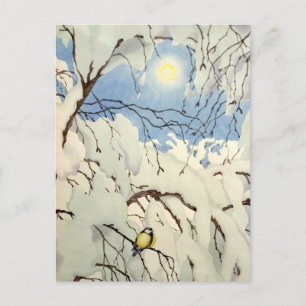 Carte Postale Great Tit - Theodor Severin Kittelsen