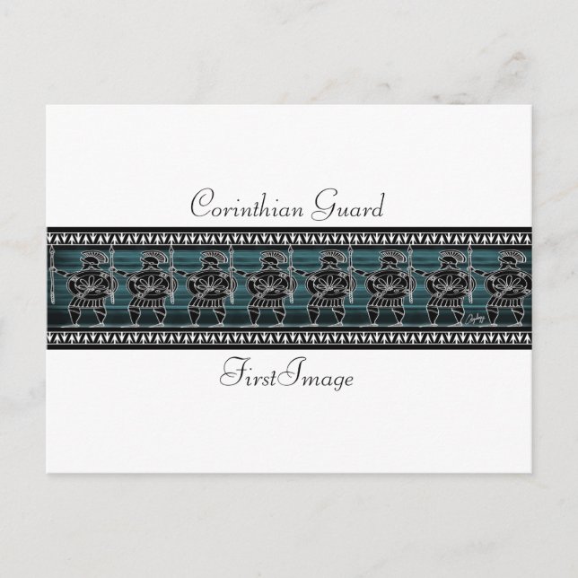 Carte Postale Grec Black (Devant)