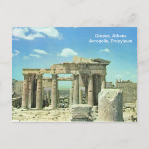 Carte Postale Grèce, Acropole d'Athènes, Propyleum