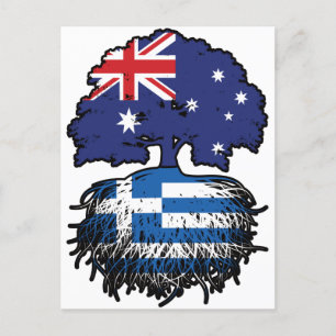 Carte Postale Grèce Australien Grec Australie Racines de l'arbre