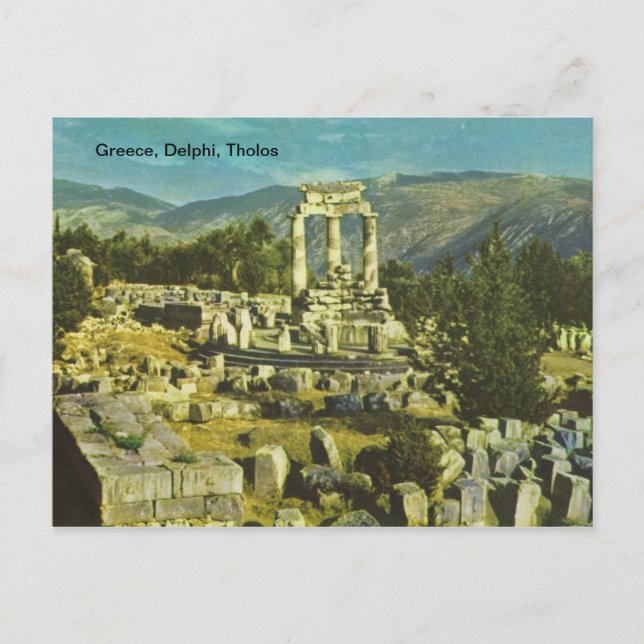 Carte Postale Grèce, Delphes, Tholos (Devant)