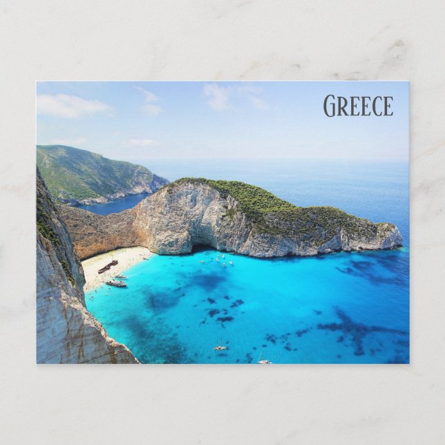 Carte Postale Grèce Île Zakynthos Voyage Photo (Devant)