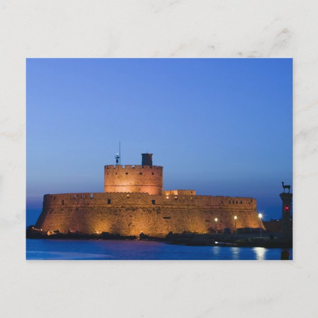 Carte Postale GRÈCE, Iles du Dodécanèse, RHODES, Rhodes Ville : (Devant)