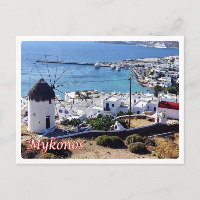 Carte Postale Grèce - Mykonos - (Devant)