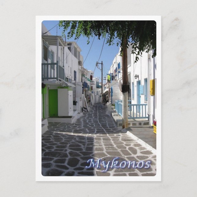 Carte Postale Grèce - Mykonos - Chora - (Devant)