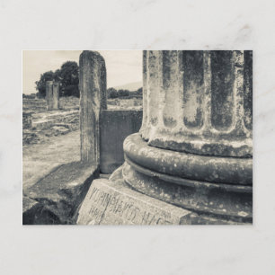 Carte Postale Grèce, ruines d'une ville antique