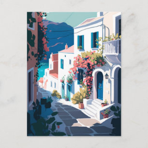 Carte Postale Grèce Santorin