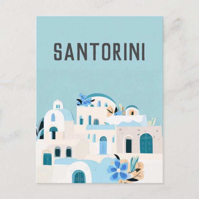 Carte Postale grèce Santorin (Devant)