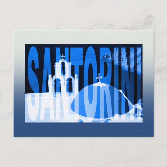 Carte Postale Grèce santorin  (Devant)