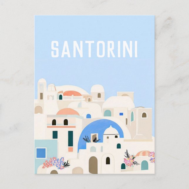 Carte Postale grèce Santorin (Devant)