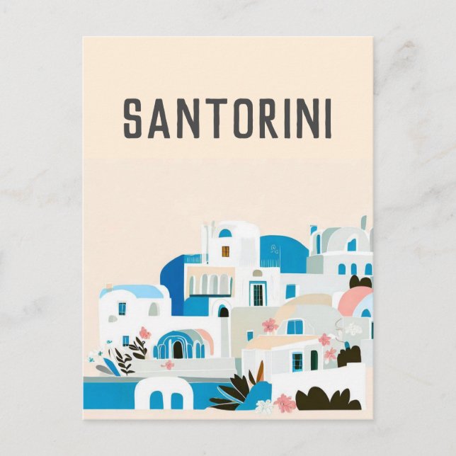 Carte Postale grèce Santorin (Devant)