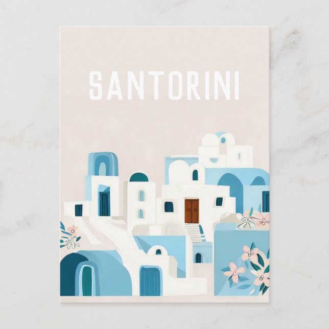 Carte Postale grèce Santorin (Devant)