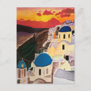 Carte Postale Greek sunset