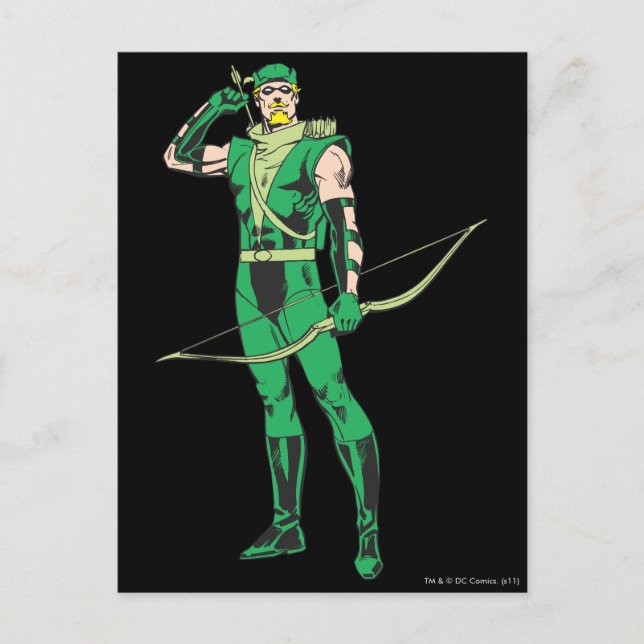 Carte Postale Green Arrow with Target (Devant)