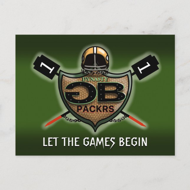 Carte Postale GREEN BAY PACK par Slipperywindow (Devant)