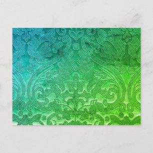 Carte postale Green Blue Pointillé