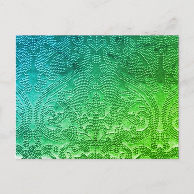 Carte postale Green Blue Pointillé (Devant)