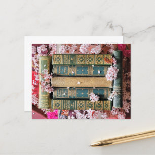 Carte Postale Green Books - Pink Blossoms