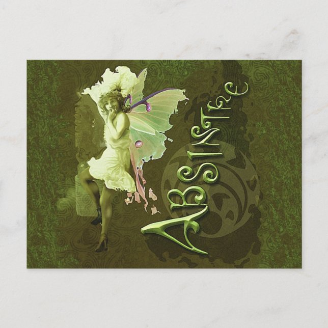 Carte Postale Green Fairy Splashy Collage III (Devant)