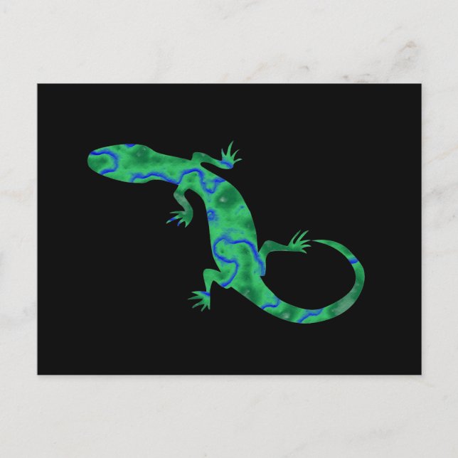 Carte Postale Green Gecko (Devant)