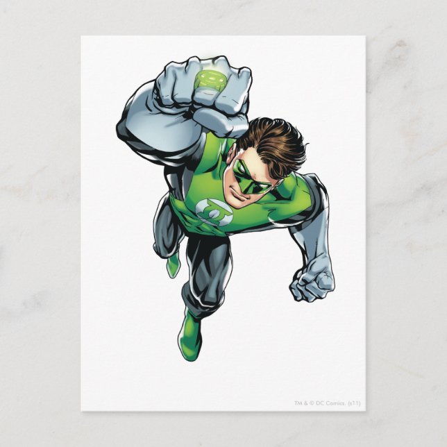 Carte Postale Green Lantern - Bande dessinée, Lever de bras (Devant)