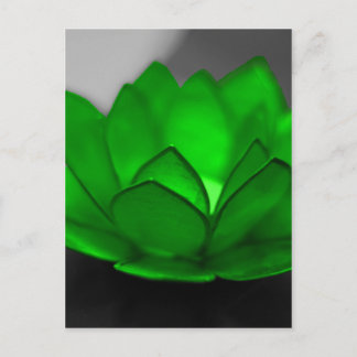 Carte Postale Green Lotus