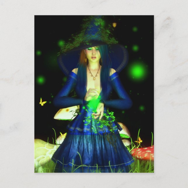Carte postale Green Magick (Devant)