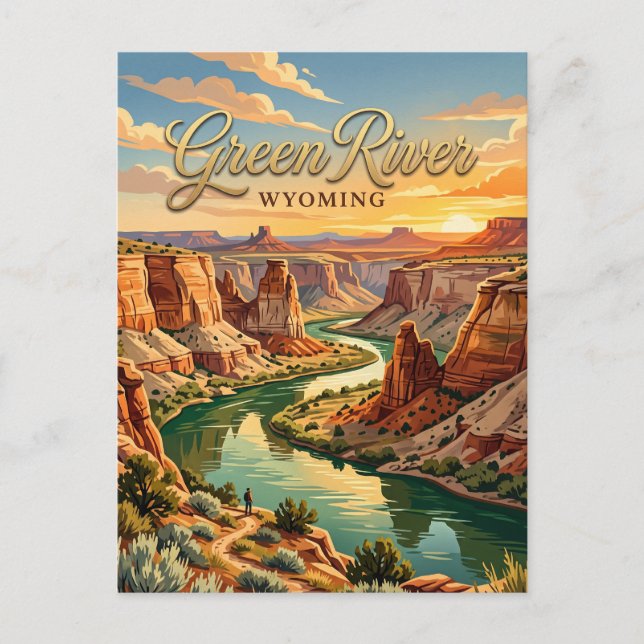 Carte Postale Green River, Wyoming (Devant)