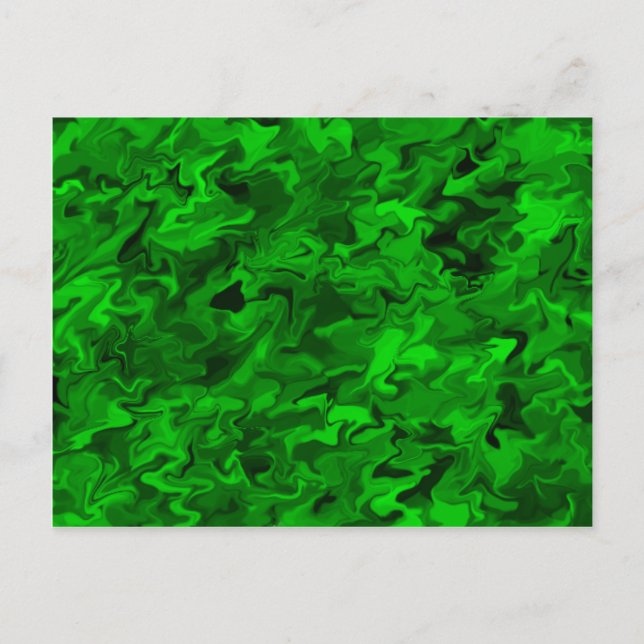Carte postale Green Swirl (Devant)