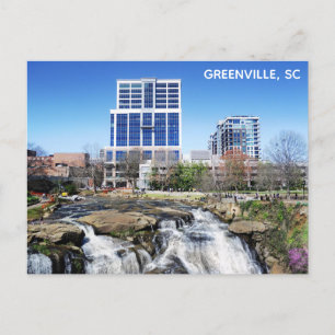 Carte Postale Greenville Caroline du Sud Photo de voyage