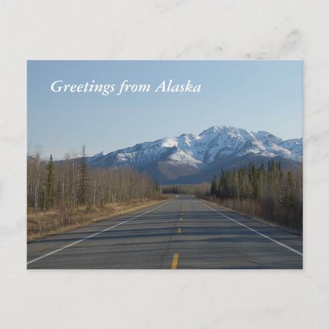 Carte Postale Greetings from Alaska (Devant)