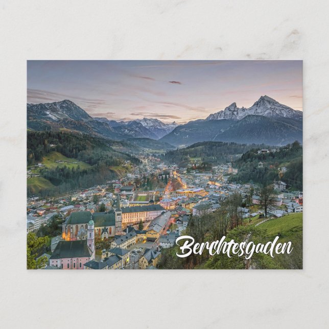 Carte Postale Greetings From Berchtesgaden, Germany (Devant)