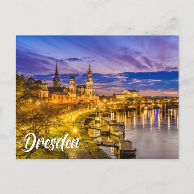 Carte Postale Greetings From Dresden, Germany (Devant)
