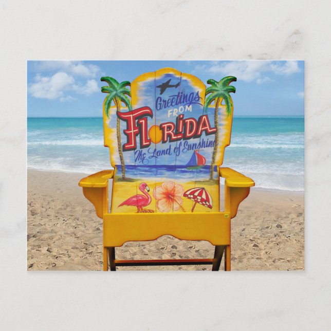 Carte Postale Greetings from Florida (Devant)